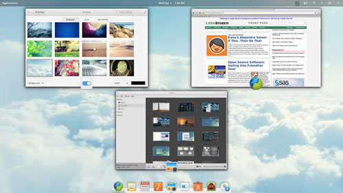Elementary OS Pantheon desktop