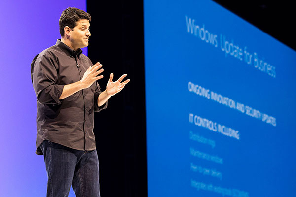 Terry Myerson at Microsoft Ignite 2015