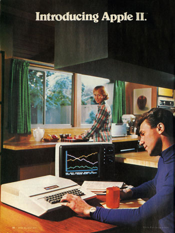 Classic Apple II personal computer