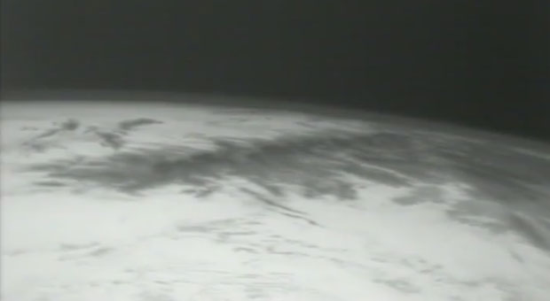 Earth from Dragon spacecraft