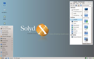 SolydX features the Xfce desktop.