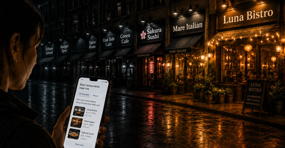 Study Finds Most Restaurants Missing From AI Recommendations