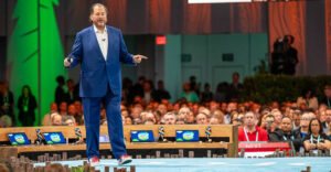 Salesforce CEO Marc Benioff delivers keynote at Dreamforce 2023