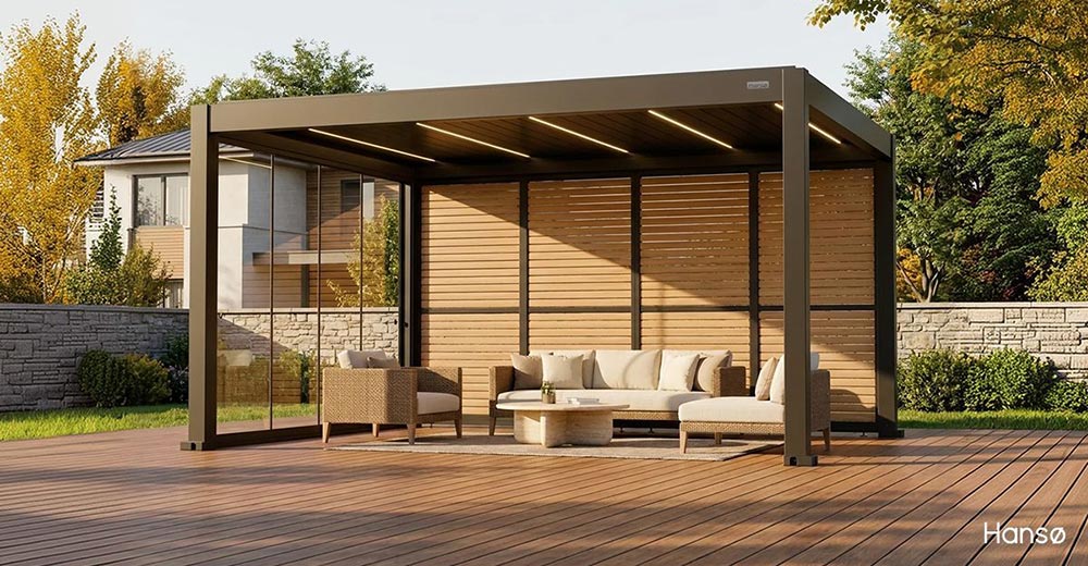 Hansø Expands Online Apex Pergola Catalog With 4 New Sizes and Accessories