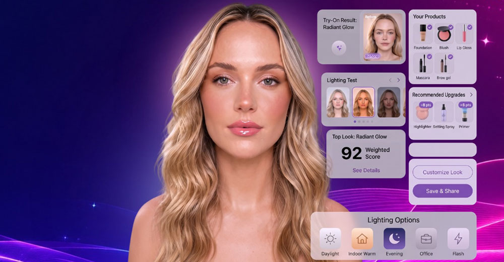 Adeia's AI Models How Makeup Holds Up Throughout the Day